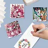 6Pcs Diamond Painting Christmas Deer Greeting Cards Christmas Cards