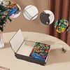 (US Local)Diamond Painting Storage Box DIY 5D Diamond Painting Jewelry Box for Women(Tree)