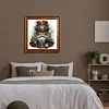 (US Local)Paint By Numbers Kit On Canvas DIY Oil Art Santa Claus Picture Home Decor40x40cm