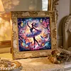 Butterfly Dance Girl-Partial Special Shaped Diamond painting 30*30CM