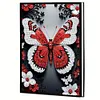 (US Local)50-Page A5 Butterfly Diamond Painting Notebook for Adult Holiday Birthday Gift