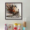(Multi Style)Piano Girl-Full Embroidery 3 strands 11CT Stamped Cross Stitch-50*50CM
