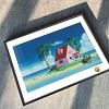 A3 & 4K Size Kame House Decorative Painting - Dragon Ball - HuangGua Studio