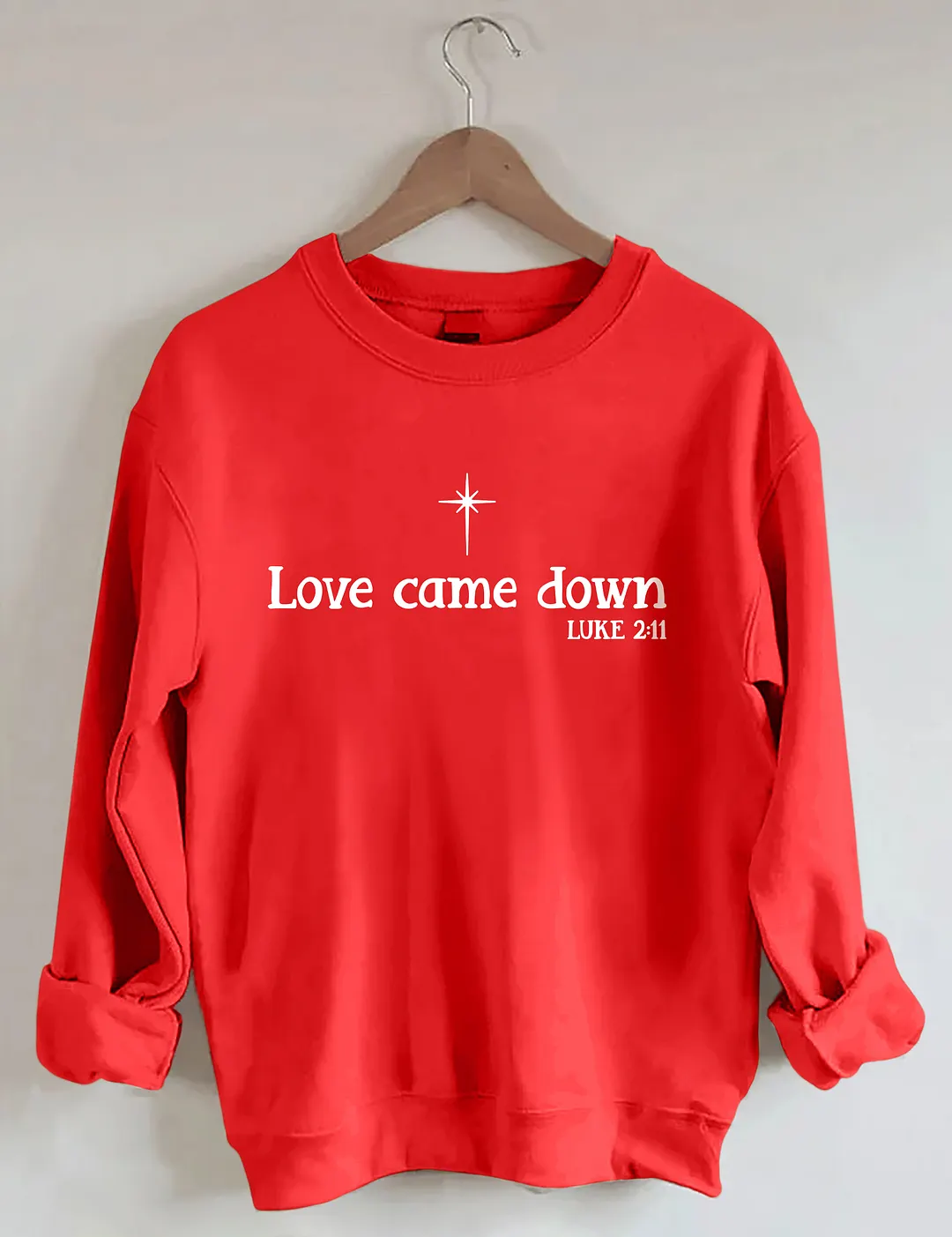 Love Come Down Christmas Nativity Sweatshirt