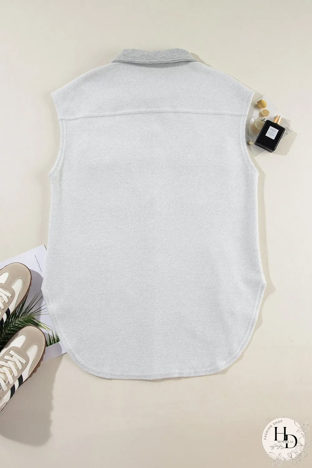 Two-Tone Denim Vest