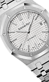 Silver 904L Steel Silver Dial - Automatic Watch - 37mm