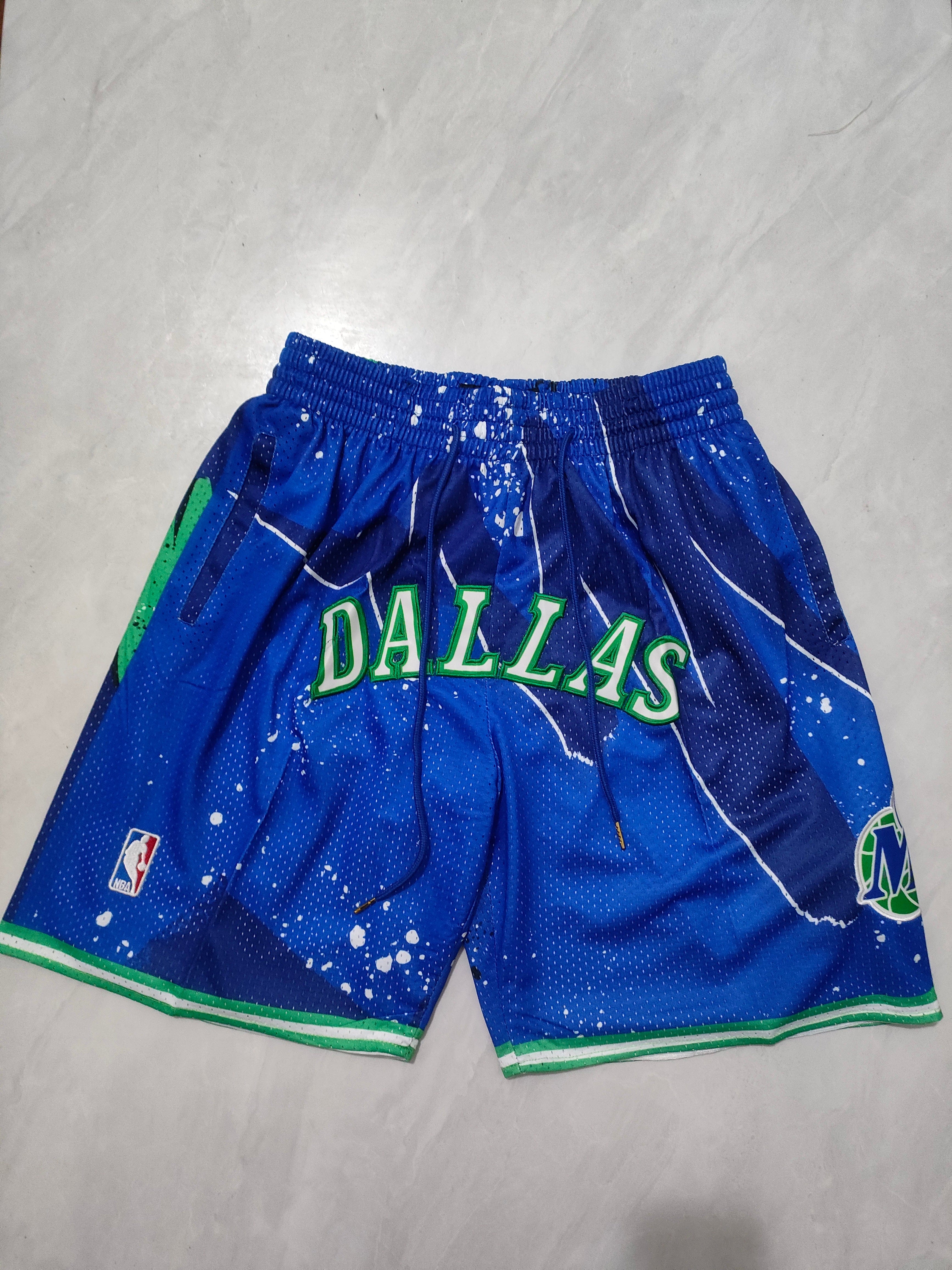 Dallas Mavericks Blue Swing Pocket Pants Shorts