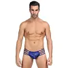 Men's Backless Jockstrap Thong Sexy Zipper Open Front See-Through Underwear Low Rise T-Back G-Strings Briefs