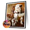 Cow Calf-Full Round Diamond Painting 30*40cm/40*50cm