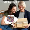 (US Local)DIY Mandala Diamond Art Wooden Coin Pouch with Chain 5D Diamond Painting Purse