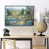 (Big Size)Woodland - 14CT Stamped Cross Stitch - 60*45cm - Landscape