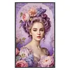 (Big Size)Girl - 14CT Stamped Cross Stitch - 40*65cm - Character