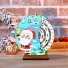 Diamond Painting Calendar Ornaments Wooden Rotating Calendar Desk Decor Kit