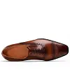 Men's Brogue Oxford Shoes - Leather Sole