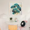 Ginkgo Leaf  - 9CT Partial Beaded Cross Stitch Kit(45x45cm)