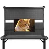[US Local Warehouse] Desktop Shelving System with Monitor Stands Computer Accessories Clamp On Desk Organizer Shelf 51 X 34 Inch for Office Supplies Dorm Home Decor