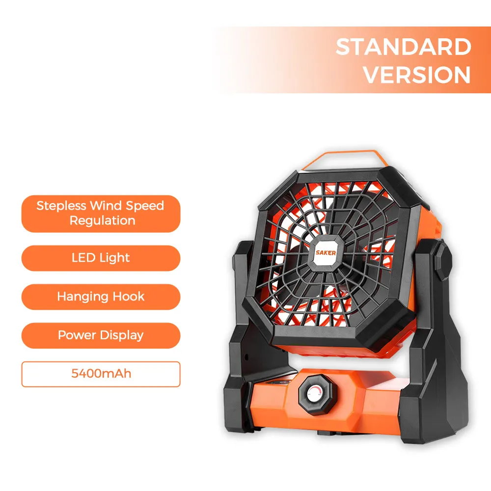 SAKER&reg; Rechargeable Camping Fan