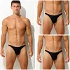 Men's Ultra-Thin Ice Silk U-Convex Pouch Sexy Transparent Mesh Briefs
