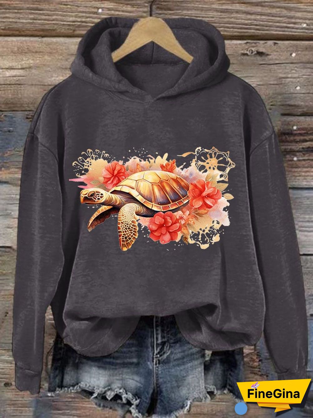 Animal Print Women's Print Long Sleeve Sweatshirt