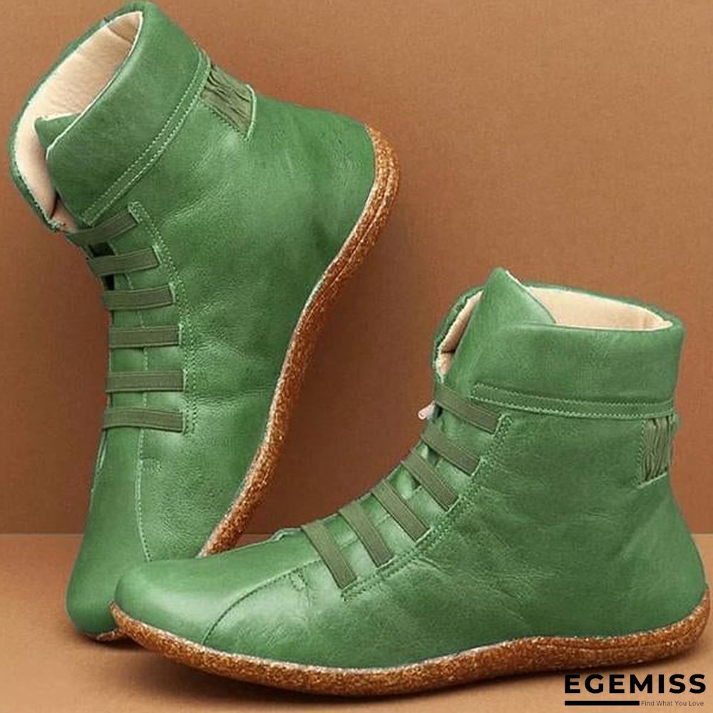 Casual Daily High Top Flat Boots | EGEMISS
