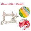 Wooden Hollow Cross Stitch Thread Board Embroidery Thread Organizer Plate