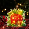 Strawberry House Double Sided - 5D DIY Craft Lamp