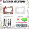 Acrylic Special Shape Cardinal and Flower Diamond Painting Picture Frame Kit