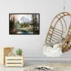 11CT Counted/Stamped Mountain water-Cross Stitch 40*50cm
