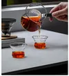 Magnetic Coffee Brewing Pot With Double-layer Stainless Steel Filter, American Side Handle Pot, Coffee Drip Brewer, High Temperature Resistant Glass Bottle, Also Suitable For Camping, Hiking