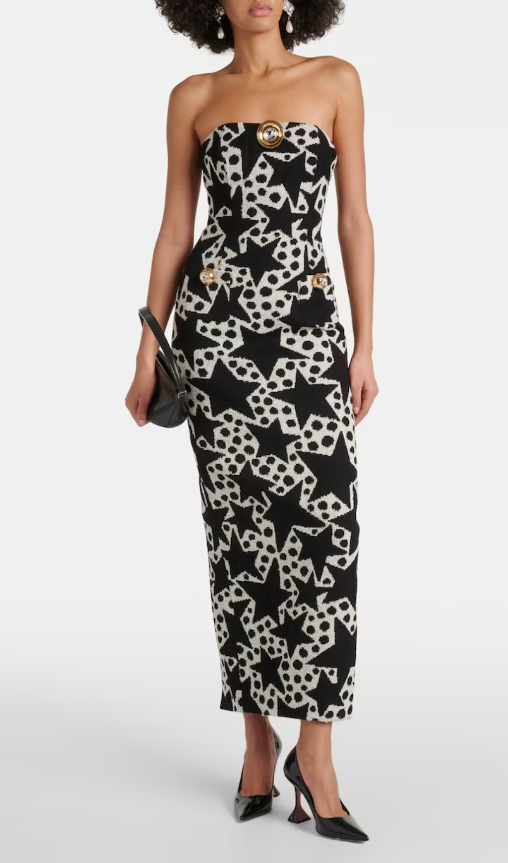 Fashionslee WomenAlhena Medallion-Pendant Maxi Dress