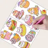 2 Sheets Diamonds Painting DIY Cartoon Animals Sticker