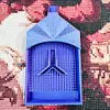 New Grid Design Diamond Painting Tray Y-Shaped Insert Semi-Open Lid Effectively Separating Drills DIY Diamond Art Accessories