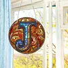 >SALE<Double Sided Letter J  Diamond Drawing Hanging Ornament for Home Decor