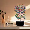 Gorgeous Flower Diamond Painting Night Light 5D DIY Diamond Painting Lamp (Flower A)