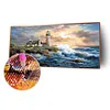 Seaside Lighthouse - Full Round/Square Diamond Painting(80x40cm)