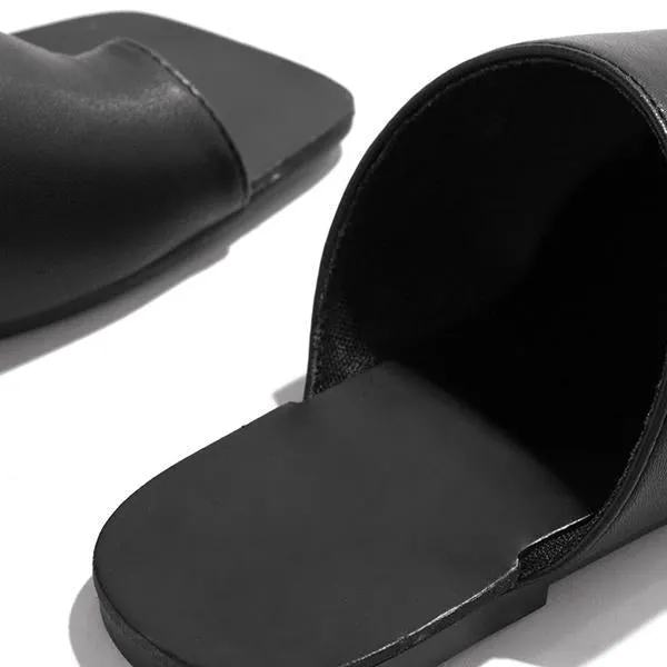 Mint Strap Detailing Slip On Sandals