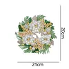 DIY Christmas Wreath Art Acylic Crystal Rhinestone Hanging Craft Kits