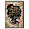 Book Girl-11CT Stamped/Counted Cross Stitch 45*65cm/17.72*25.59in (Big Size)