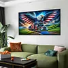 American Eagle-Full Round Diamond Painting 70*40CM