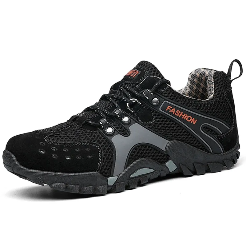 Men Hiking Shoes High Quality Sneakers Spring Autumn New Fishing Trekking Mountain Climbing Athletic Men Outdoor Sport Shoes