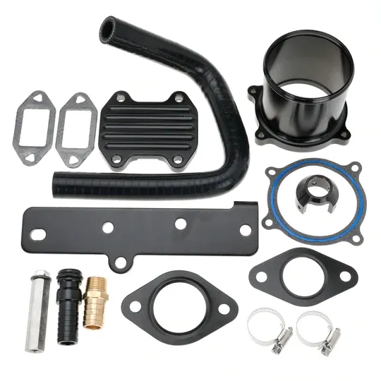 Garlaven EGR Delete Cooler Throttle Valve Delete for 2013-2019 6.7L Cummins RAM 2500 3500 4500 5500