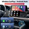 2 in 1 Wireless CarPlay Android Auto Adapter Plug & Play for Factory Wired Cars