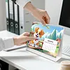 Diamond Painting Country Dog 2027 Paper Calendar Monthly Flip Tabletop Calendar Kit
