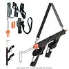VR Gun Stock Compatible for Meta Quest 3S/3 Accessories VR Controller Stock Rifle Adapter with Shoulder Strap Enhance Real Feeling and Stability