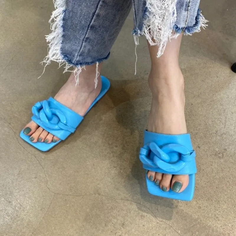 Fashion Summer Ladies Slippers Shoes Flats With Slides Female Outside Flip Flops Casual Shoes Woman Slippers New Shoes For Lady