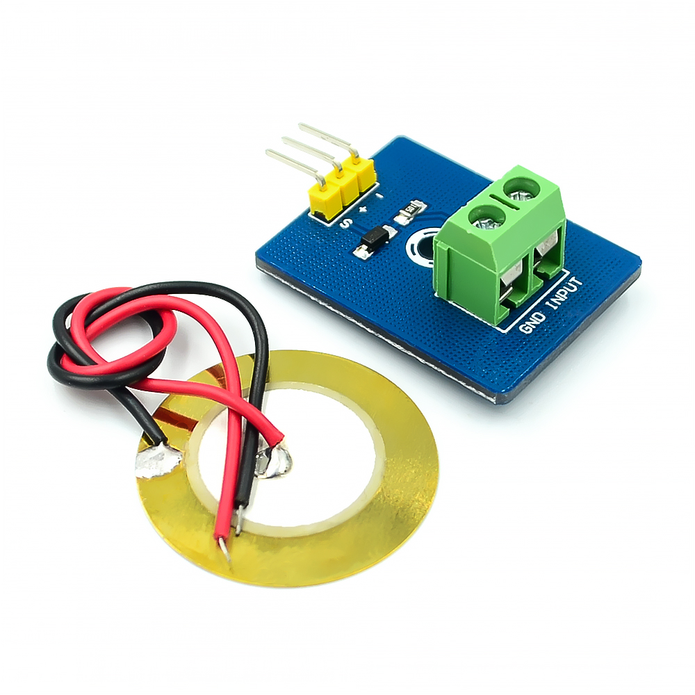 Analog Drum Simulate Piezoelectric Ceramic Piezo Vibration Sensor Module