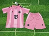 Joyfball 2025/2026 Kids Size Inter Miami Home Soccer Jersey 1:1 Thai Quality