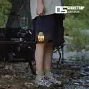 Retro Rechargeable Camping Lantern Waterproof LED Light for Hiking Fishing, Retro Pine Cone Shape, Night Light Function, Lightweight and Portable