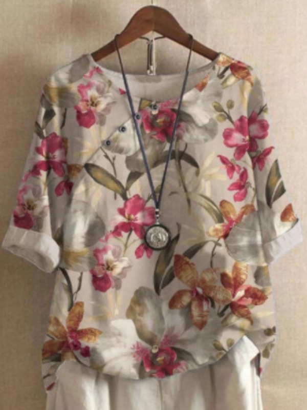 Women's Retro Loose Casual Shirt