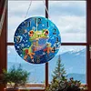 (US Local)Acrylic Special Shape Frog 5D Diamond Painting Clock Art Craft for Home Decor Craft Kit